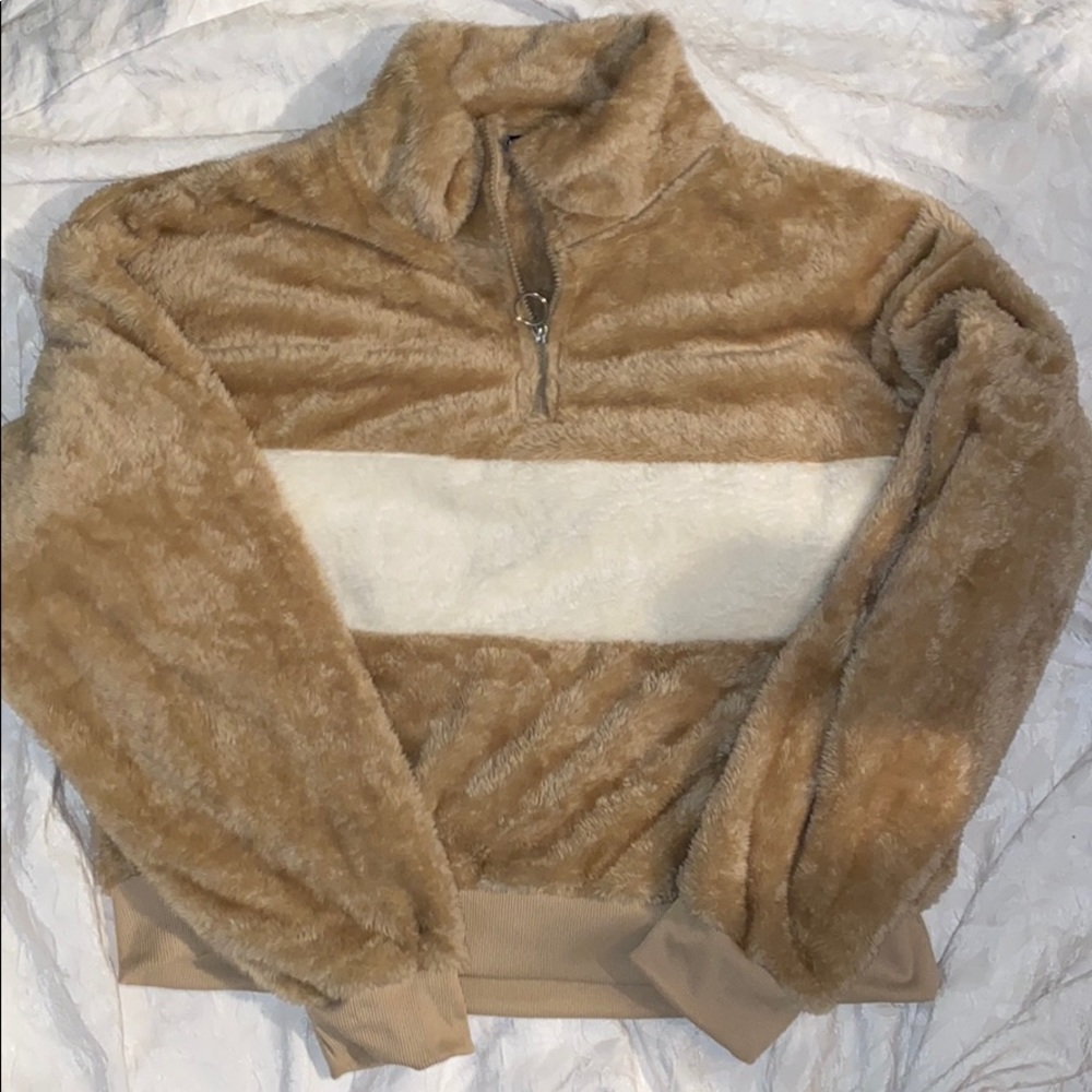 White and Tan Sherpa